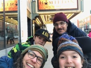 It was just too cold to line up a proper selfie with the sign in perfect alignment, but we tried!